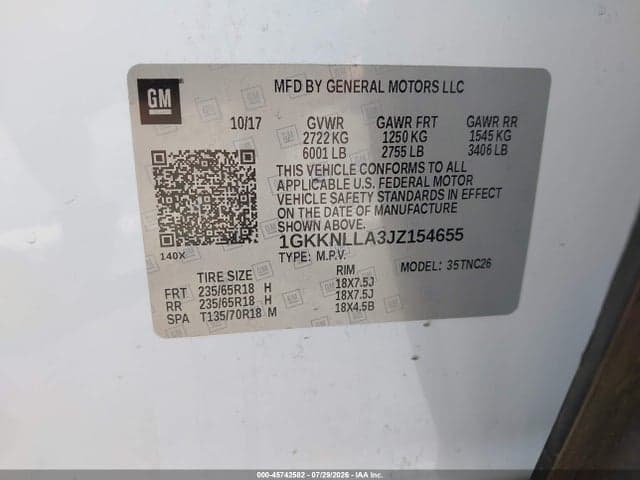 2018 GMC ACADIA SLE-2 9