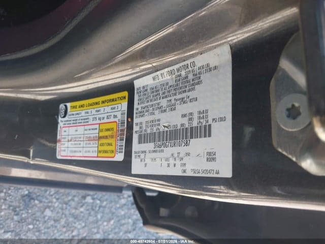 2018 FORD FUSION S 9