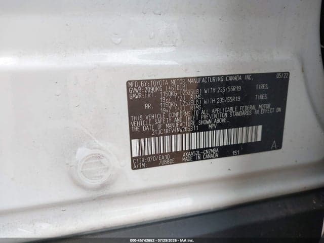 2022 TOYOTA RAV4 XLE PREMIUM 9
