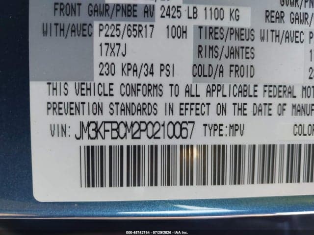 2023 MAZDA CX-5 2.5 S PREFERRED 9