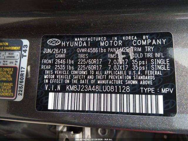 2020 HYUNDAI TUCSON SE 9