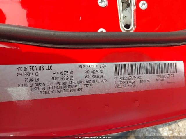 2020 DODGE CHARGER SXT RWD 9