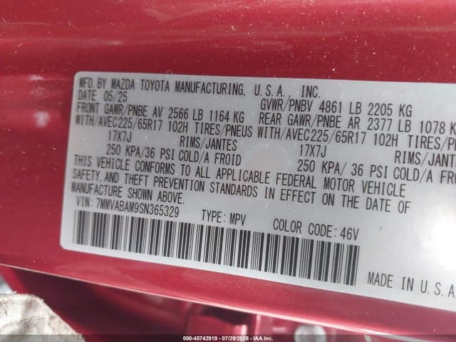 2025 MAZDA CX-50 2.5 S SELECT PACKAGE 9