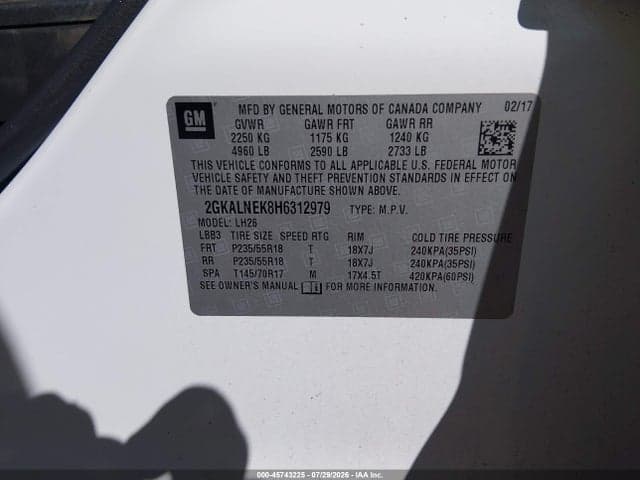 2017 GMC TERRAIN SLE-2 9
