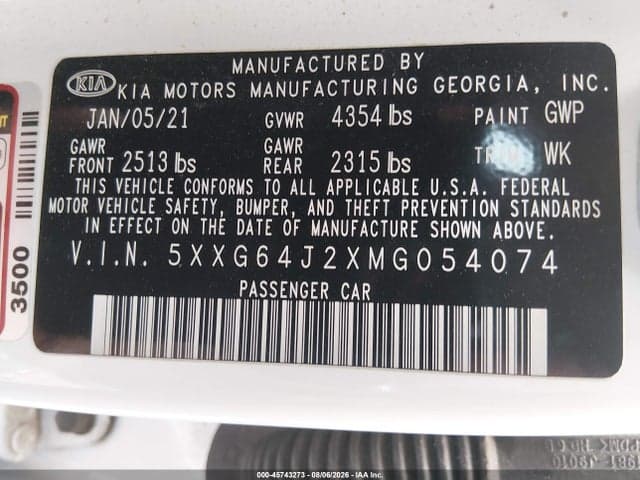 2021 KIA K5 GT-LINE 9