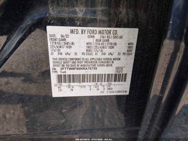 2022 FORD MAVERICK XLT 9