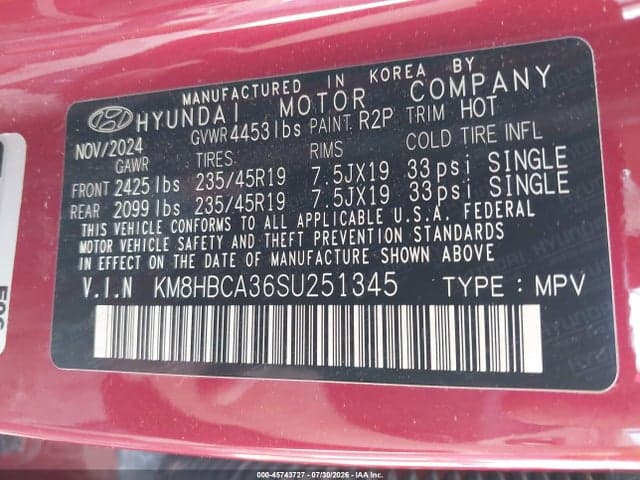 2025 HYUNDAI KONA N LINE S 9