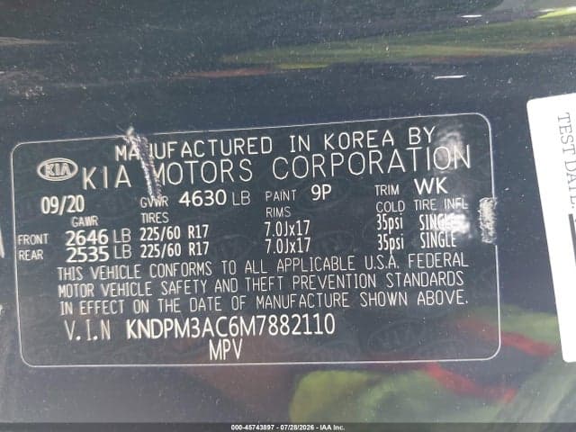 2021 KIA SPORTAGE LX 9