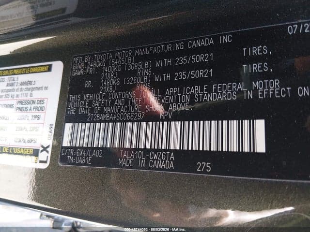 2025 LEXUS RX 350 LUXURY 9