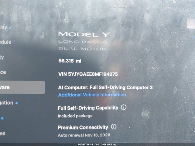 2021 TESLA MODEL Y LONG RANGE DUAL MOTOR ALL-WHEEL DRIVE 14