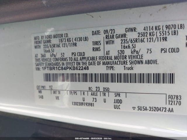 2023 FORD TRANSIT-250 9