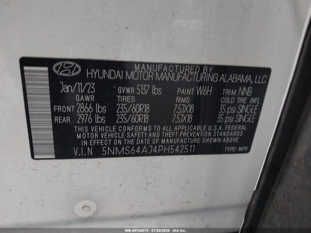 2023 HYUNDAI SANTA FE XRT 9