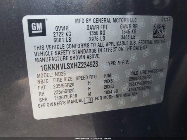 2017 GMC ACADIA SLT-1 9