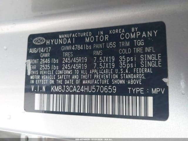 2017 HYUNDAI TUCSON VALUE 9