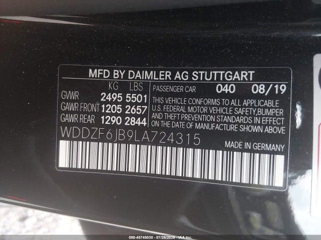 2020 MERCEDES-BENZ E 450 4MATIC 9