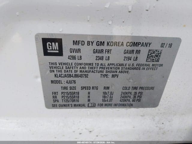2018 BUICK ENCORE PREFERRED 9