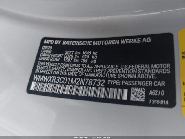 2021 MINI HARDTOP COOPER 9