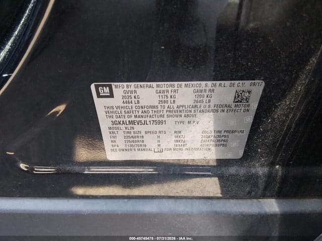 2018 GMC TERRAIN SLE 9