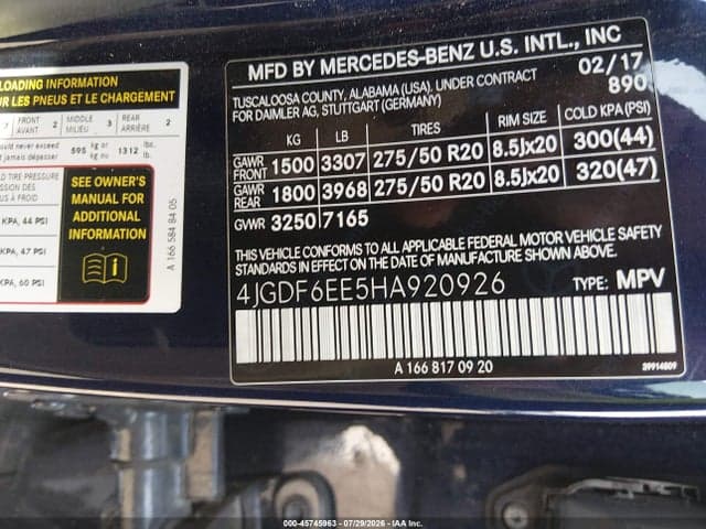 2017 MERCEDES-BENZ GLS 450 4MATIC 9