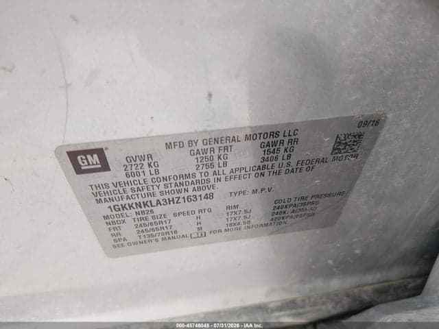 2017 GMC ACADIA SLE-1 9