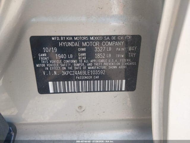 2020 HYUNDAI ACCENT SE 9