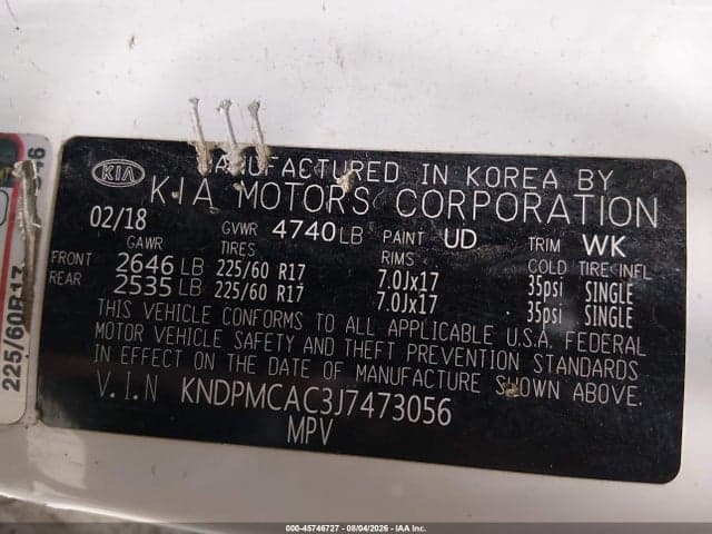 2018 KIA SPORTAGE LX 9