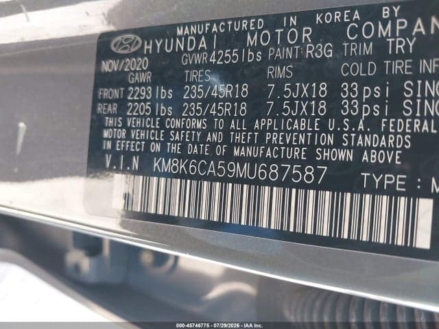 2021 HYUNDAI KONA NIGHT 9