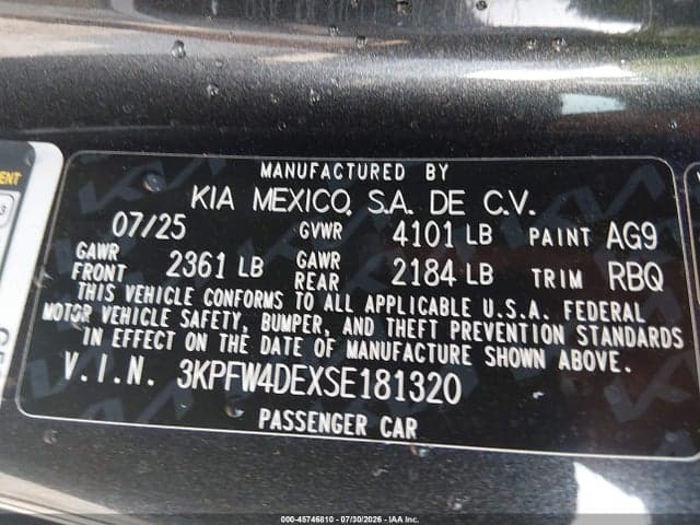2025 KIA K4 GT-LINE FWD GT-LINE 9