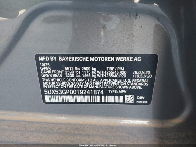 2026 BMW X3 30 XDRIVE 9