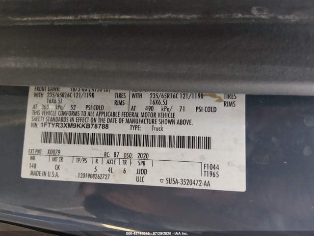 2019 FORD TRANSIT-250 9