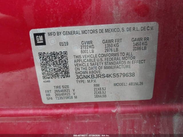 2019 CHEVROLET BLAZER RS 9