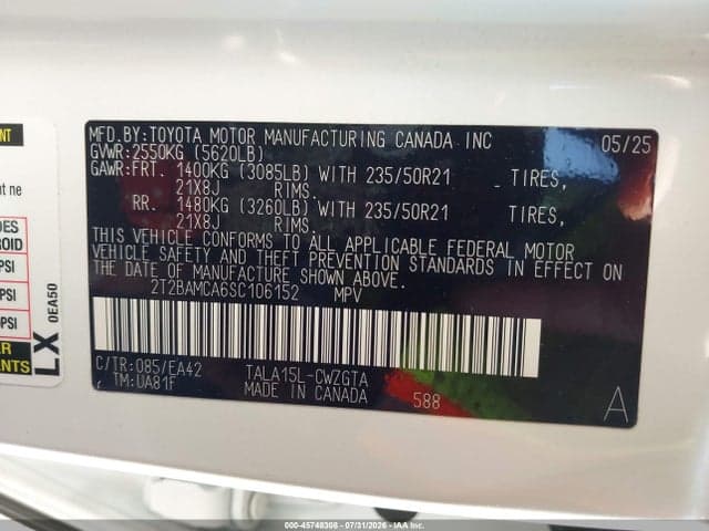 2025 LEXUS RX 350 PREMIUM 9