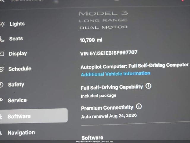 2025 TESLA MODEL 3 LONG RANGE ALL-WHEEL DRIVE 13