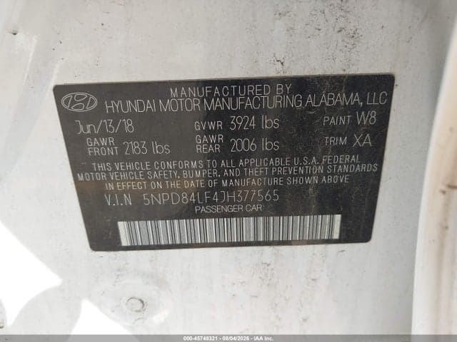 2018 HYUNDAI ELANTRA VALUE EDITION 9