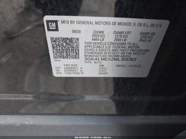 2021 GMC TERRAIN FWD SLE 9