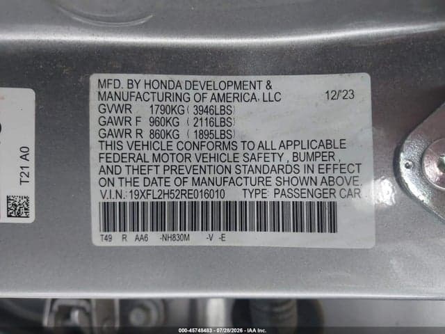 2024 HONDA CIVIC LX 9