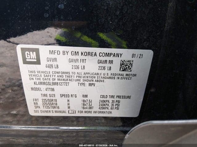 2021 BUICK ENCORE GX AWD ESSENCE 9