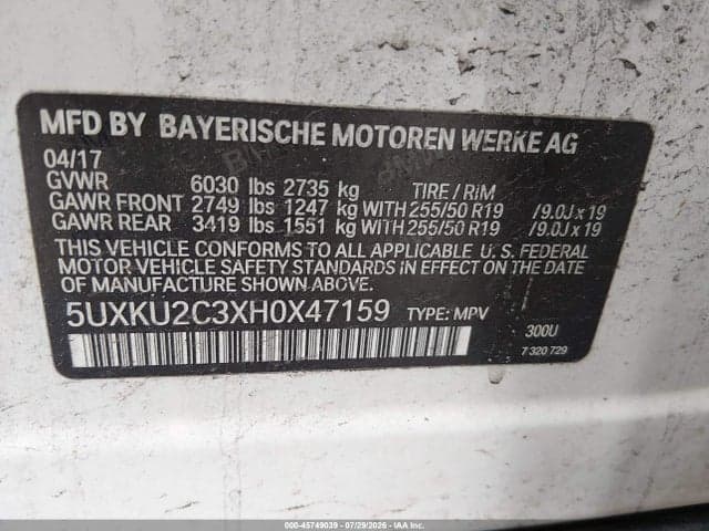 2017 BMW X6 XDRIVE35I 9