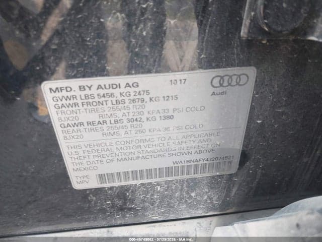 2018 AUDI Q5 2.0T PREMIUM/2.0T TECH PREMIUM 9