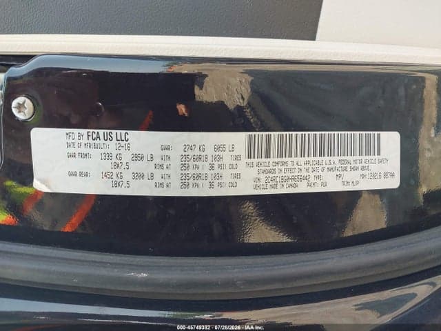 2017 CHRYSLER PACIFICA TOURING-L 9