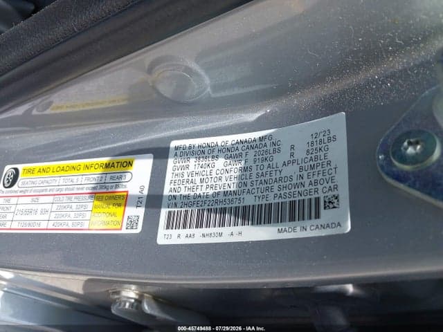 2024 HONDA CIVIC LX 9