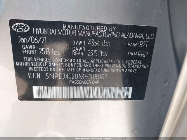 2021 HYUNDAI SONATA SEL PLUS 9