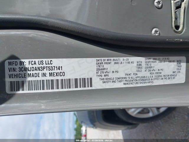2023 JEEP COMPASS SPORT 4X4 9