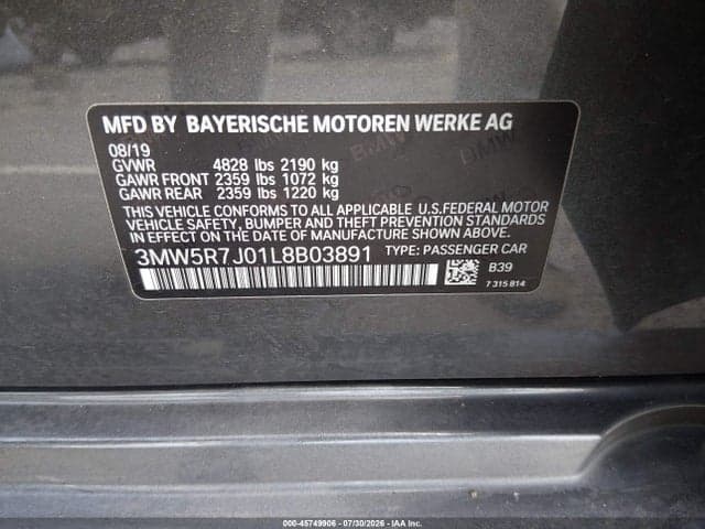 2020 BMW 330I XDRIVE 9