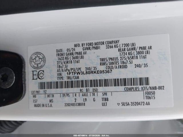 2024 FORD F-150 XLT 9