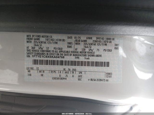 2025 FORD TRANSIT-150 9