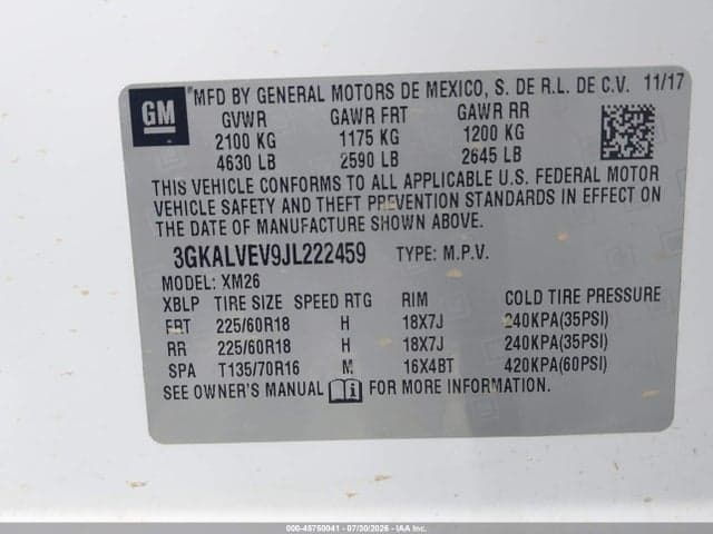 2018 GMC TERRAIN SLT 9