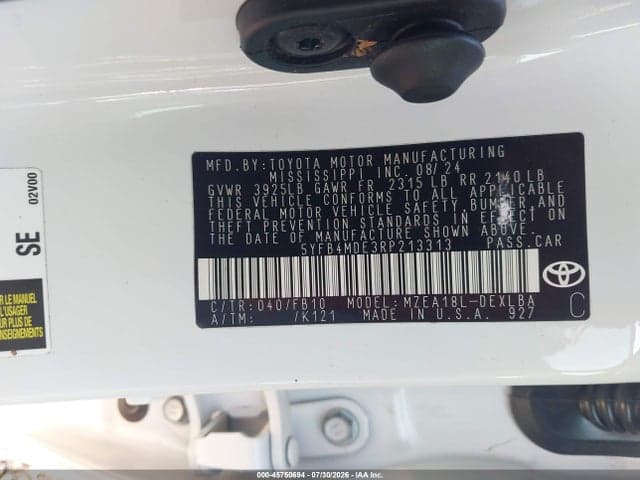 2024 TOYOTA COROLLA LE 9