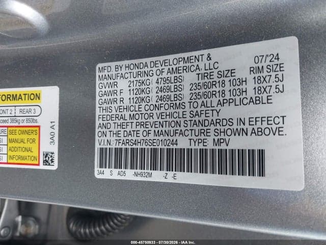 2025 HONDA CR-V EX-L AWD 9