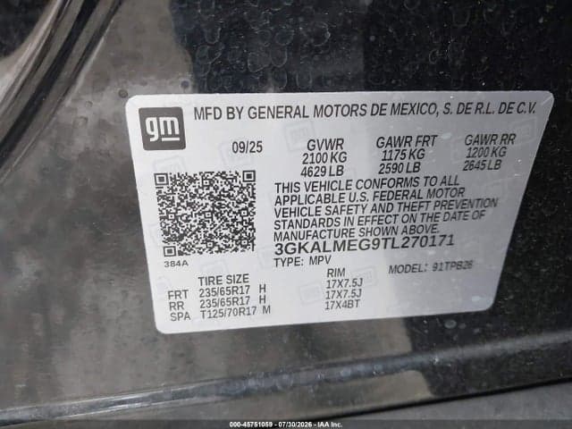 2026 GMC TERRAIN FWD ELEVATION 9